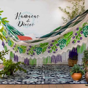 Chinchorro wayuu lilas